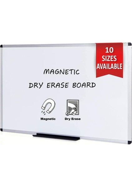 36 x 24 Inç Vız-Pro Manyetik Kuru Silinebilir Tahta Beyaz Tahta Ev Ofis Okul Alüminyum Çerçeve (Yurt Dışından) modelleri