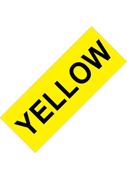 6mm Tarzı Sarı Üzerine Siyah Epson Labelworks LW400 LW300 Etiket Şeridi SS12KW mm 8m Uyumlu (Yurt Dışından)