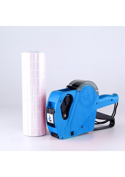 Mavi Tabancası + 11000 Etiket Etiket Tabancası Perakende Fiyatlandırma Etiketleyici Kiti Etiket Ruloları Stickerlar Yedek Mürekkep (Yurt Dışından)