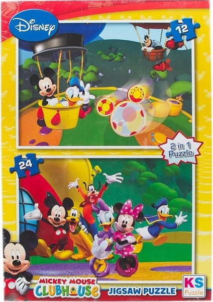 12-24 Parça Mickey Mouse Puzzle