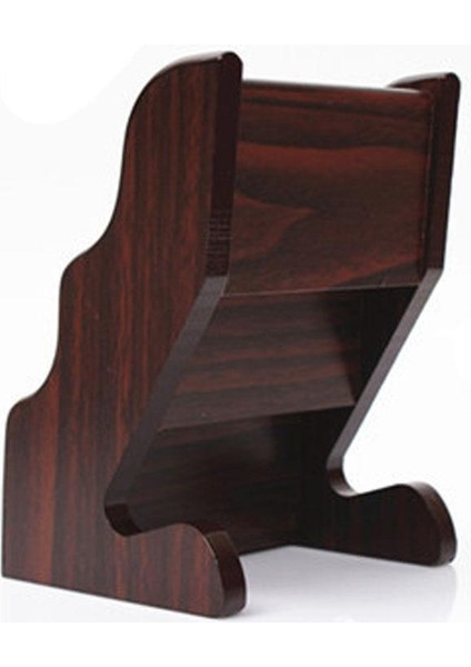 Ahşap Kartvizitlik Kılıfı Ofis Ev Masa 3 Katlı Depolama Kutusu Koyu Kahverengi (Yurt Dışından) fiyatları