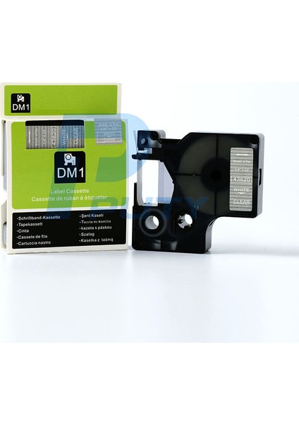 Dymo D x 23' Uyumlu 2pk Beyaz Transparent Bant Etiketi (Yurt Dışından)
