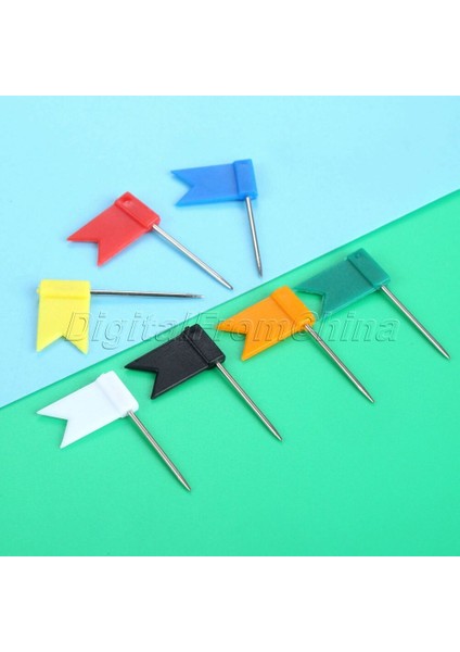 Kırmızı Bayrak Şekilli Çivi Başparmak Pano Fotoğraf Harita Pulu (Yurt Dışından) modelleri