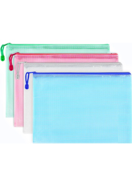 5 Adet Tarzı Yeşil A4 Şeffaf Fermuarlı Çanta Belgeliği Dosya Arşiv Klasörü Dosya Kırtasiye Depolama (Yurt Dışından) fiyatları