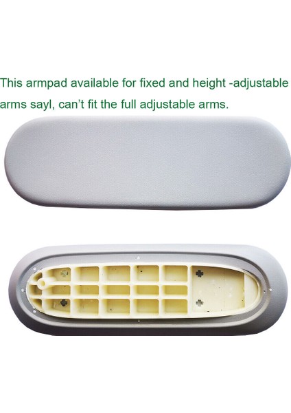 Açık Gri Herman Miller Sabit Yükseklik Ayarlı Sayl Yeni Kol Pedleri Kapağı Değiştirme (Yurt Dışından)