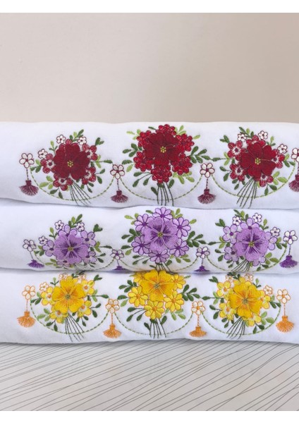 3 Boyutlu Nakışlı El Havlusu 50X90 modelleri