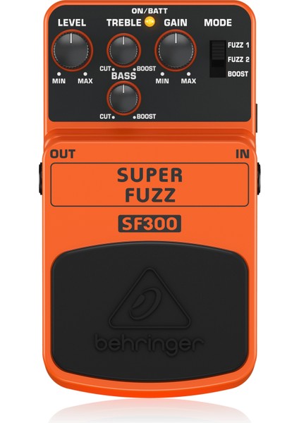 SF300 3-Mod Fuzz Distortion Efekt Pedalı