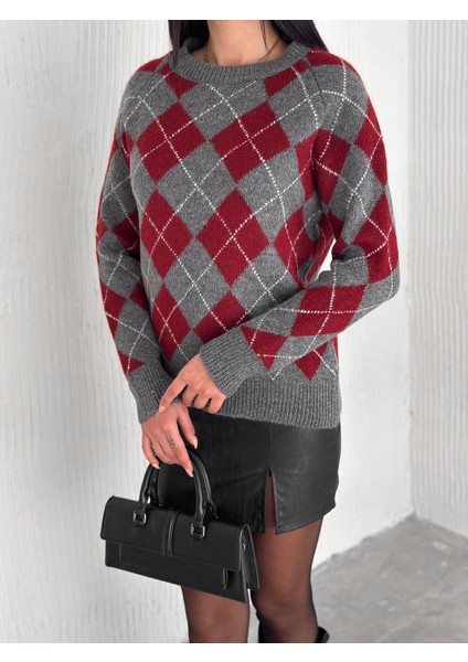 Baklava Desenli Kazak