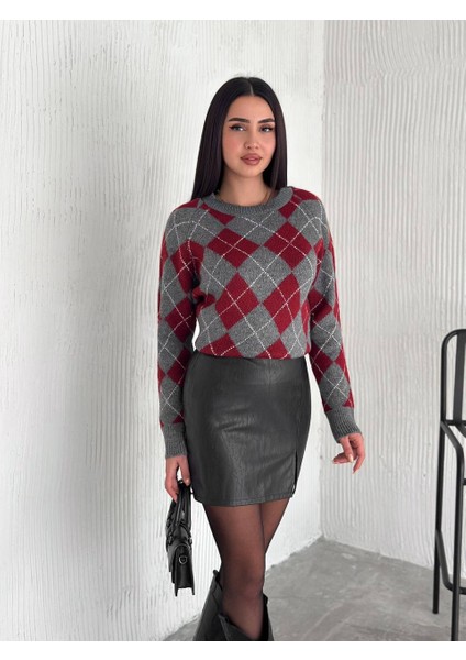 Baklava Desenli Kazak fırsatları