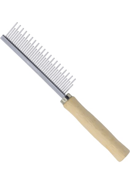 Köpek Bakım Ekipmanları Pet ， Kedi Saç Tarağı Bakım Ahşap Saplı Kedi Tarağı Pürüzsüz Saç Köpek Fırçası Köpek Aksesuarları Renk: Uzun Ve Kısa Tarak / Boyut: Gösterildiği Gibi (Yurt Dışından)