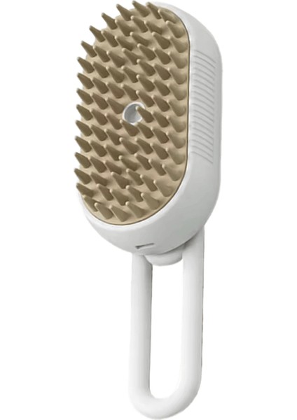 3'Ü 1 Arada Pet Elektrikli Buharlı Fırça Kedi Ve Köpek Temizleme Spreyi Masaj Bakım Tarağı Geri Çekilebilir Saplı Pet Tüy Alma Fırçası (Yurt Dışından)