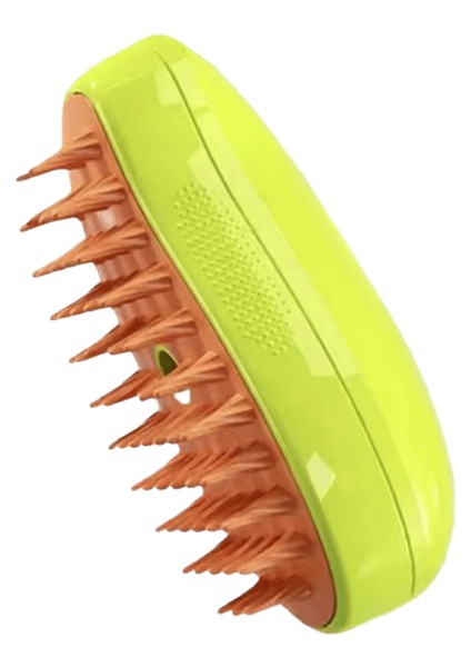 3 In 1 Kedi Pet Bakım Fırçası Elektrikli Sprey Su Spreyi Yavru Pet Tarak Yumuşak Silikon Depilasyon Kediler Banyo Saç Fırçası Bakımrenk: Yeşil / Boyut: M (Yurt Dışından)