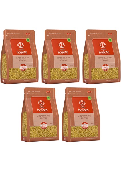 Antep Bulguru Pilavlık 1 kg x 5 Adet