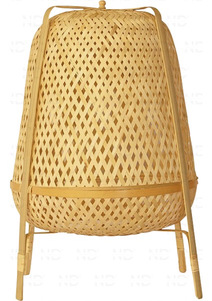 Knixhult Bohem Bambu Yer Lambası 66 CM - İskandinav, Modern, Rattan, Aydınlatma