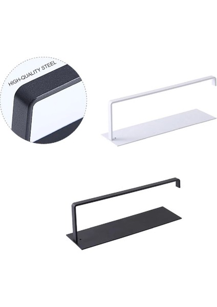 Yapışkanlı Kağıt Rulo Havluluk, Kağıt Havlu Askısı, Havlu Askısı, Metal Kağıt Havlu Askısı Beyaz