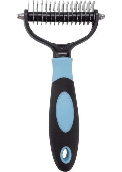 Pet Köpek Tarak ， Kedi Tarak Uzun Saçlar Için Kıvırcık Köpekler Kediler Kaldırma Astar Pet Fırça Tırmık Dematting Fırça Köpek Malzemelerirenk: Mavi / Boyut: Küçük (Yurt Dışından)