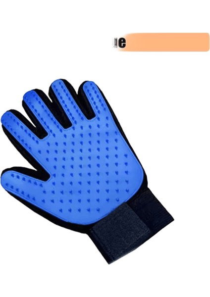 Kedi Bakım Eldivenleri Hayvan Eldivenleri Kedi Tüy Alma Fırçası Köpek Tarağı Kedi Banyosu Temizleme Masajı Saç Pet Bakım Eldivenleri Beden: Sağ El / Renk: Mavi (Yurt Dışından)