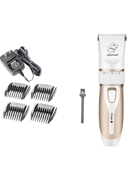 Baorun P9 P3 Clipper Köpekler Profesyonel Lcd Pet Kedi Makası Elektrikli Bakım Düzeltici Şarj Edilebilir Saç Kesim Makinesi Hayvan Boyutu: Ab Fişi / Renk: P3 Beyaz A (Yurt Dışından)