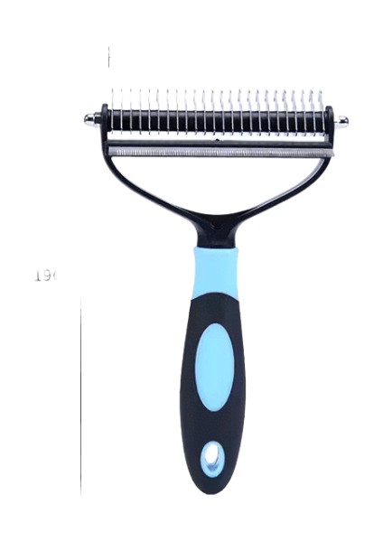 Evcil Hayvan Bakım Temizleme Aracı 2'Si 1 Arada Evcil Hayvan Aracı Birleştiren Açık Düğüm Tüy Alma Tüy Tarağı Kediler Köpekler Için Tüy Alma Tarağı (Yurt Dışından)