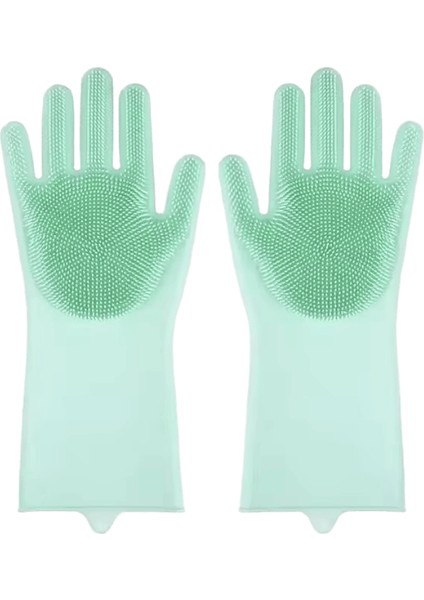 Pet Bakım Temizleme Eldivenleri Köpek Kedi Banyo Şampuanı Eldiven Yıkayıcı Bulk Yıkama Temizleyici Sünger Silikon Tüy Alma Eldiveni Beden: L / C Renk: Mavi (Yurt Dışından)