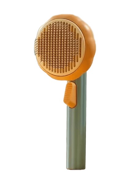 Balkabağı Pet Fırçası Dökülen Köpek Kedi Bakım Tarağı Için Kendi Kendini Temizleyen Kaygan Fırça Gevşek Alt Katmanları ve Karışık Tüyleri Giderir (Yurt Dışından)