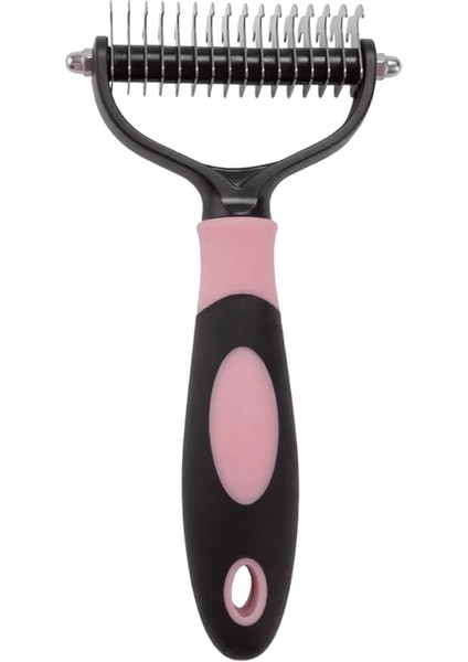 Pet Köpek Tarak ， Kedi Tarak Uzun Saçlar Için Kıvırcık Köpekler Kediler Kaldırma Astar Pet Fırça Tırmık Dematting Fırça Köpek Malzemeleri Renk: Pembe / Boyut: Küçük (Yurt Dışından)