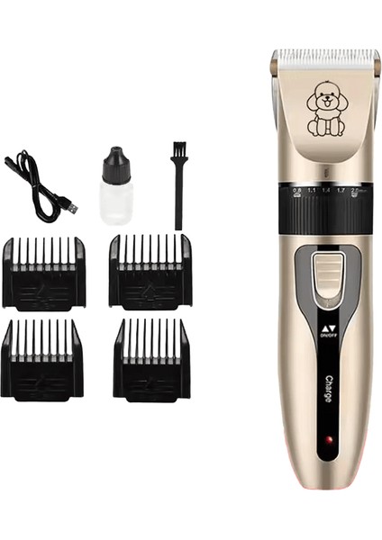 Tnabilir Pet ， Chipper Bakım Elektrikli Su Geçirmez Tıraş Makinesi Çok Fonksiyonlu Kedi Köpek Saç Düzeltici (Yurt Dışından)