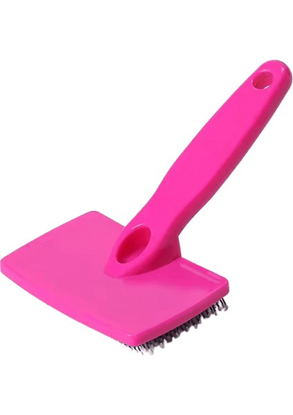 Pet Iğne Tarakları Masaj Pet ， Fırça Kediler Kürk Temizleme Paslanmaz Kaymaz Pire Chihuahua Pet Bakım Köpek Malzemeleri Renk: Gül Kırmızısı / Boyut: S (Yurt Dışından)