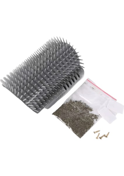 Kedi Köşe Fırçası Silikon Duvar Köşesi Ayarlanabilir Tırmalama Sürtünme Fırçası Yavru Kedi Bakım Köpekler Kediler Yavru Köpekler Için Kendi Kendini Temizleme (Yurt Dışından)