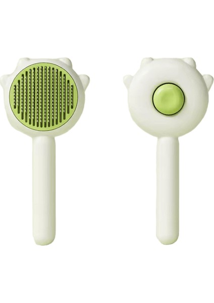 Pet Tüy Alma Fırçası Kedi Slicker Fırça Bakım Tarağı Kendi Kendini Temizleyen Köpek Masaj Parçacık Iğnesi Köpekler Kediler Pet Bakım Malzemeleri (Yurt Dışından)