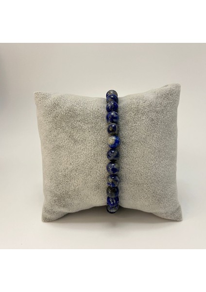Sertifikalı Lapis Lazuli 6 mm Doğal Taş Bileklik modelleri