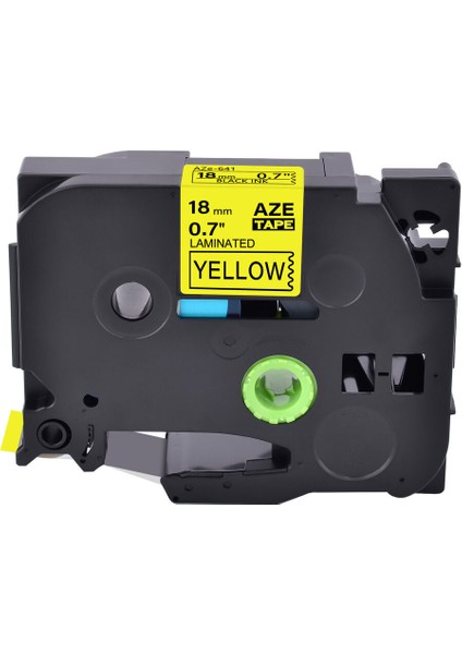 4 Adet Brother PZ-641 TZE-641 Siyah Sarı Bant 18MM ile Uyumlu (Yurt Dışından) fiyatları