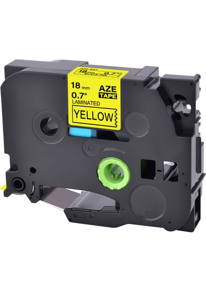 4 Adet Brother PZ-641 TZE-641 Siyah Sarı Bant 18MM ile Uyumlu (Yurt Dışından) modelleri