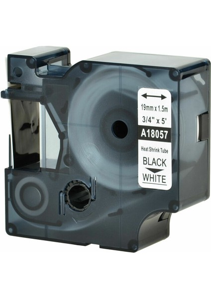 Beyaz Üzerine Siyah 19MM Stili 3pk Dymo Rhino Beyaz Sarı mm Isıyla Büzüşen Tüp (Yurt Dışından)