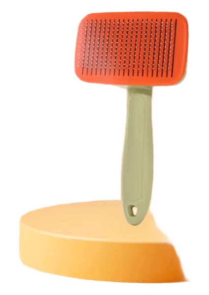 Madden Kendi Kendini Temizleyen Köpek Fırçası Tarak Pet Bakım ， Taraklar Fırça Yüzen Saç Pet Bakım Fırçası Kedi Malzemeleri (Yurt Dışından)