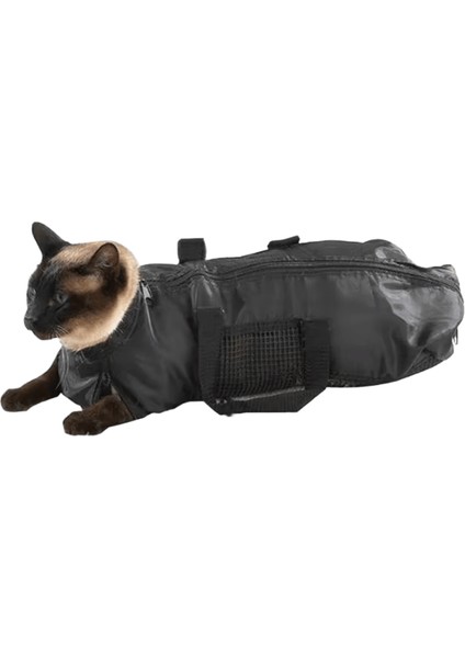 Mesh Kedi Bakım Banyo Çantası Oxford Kumaş Pet Yıkama Torbaları Pet Tırnak Kırpma Anti Scratch Temizleme Duş Isırık Kısıtlama (Yurt Dışından)