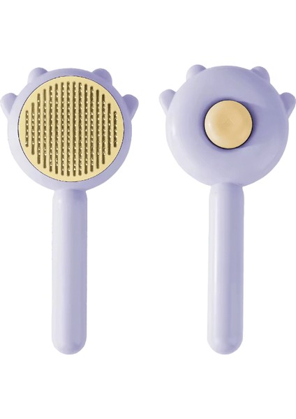 Pet Kedi Köpek Tarak Çelik Bakım Iğne Fırça Epilasyon Kendi Kendini Temizleme Güzellik Cilt Bakımı Masaj Aracı Köpekler Aksesuarlar (Yurt Dışından)