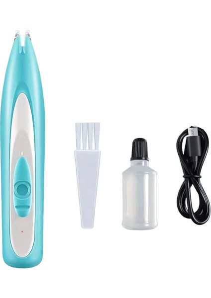 LED Bakım Lambası Ile Pet Köpek Elektrikli Damat Düzeltici Pet Kedi Köpek Yüz Ayak Kulak Kalça Saç Pençe Tıraş Makinesi USB Şarj (Yurt Dışından)