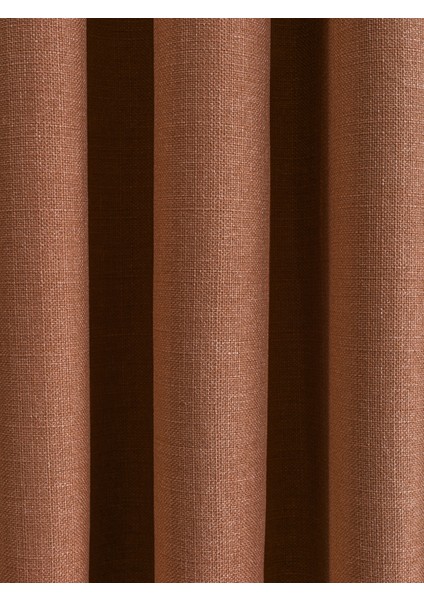 Sık Pileli A.Flex Keten Kumaştan Fon Perde 1x3 V18518 Tek Kanat modelleri