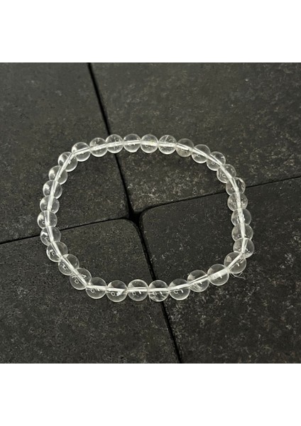 Sertifikalı Kristal Kuvars 6 mm Doğal Taş Bileklik fiyatları