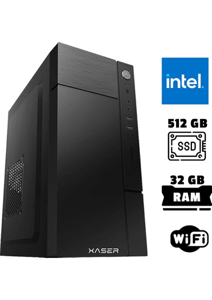 XSR1000 I5 7400 32GB Ram 512GB SSD Masaüstü Ofis Bilgisayarı