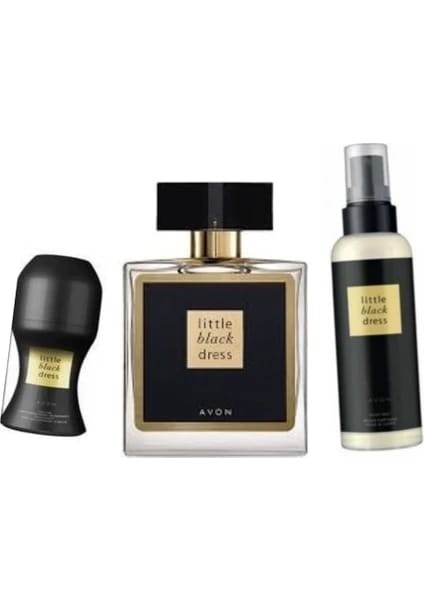 Little Black Dress 50 ml Parfüm + Little Black Dress Vücut Spreyi 100ml + Little Black Dress 50 m