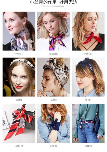 Vintage Baskı Ipek Eşarp, Küçük Kare Eşarp, Saten Eşarp (Yurt Dışından) fiyatları