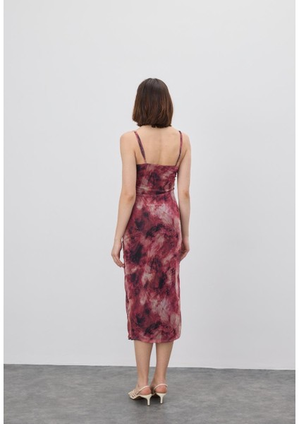 Askılı Pink Pout Astarlı Tül Elbise modelleri