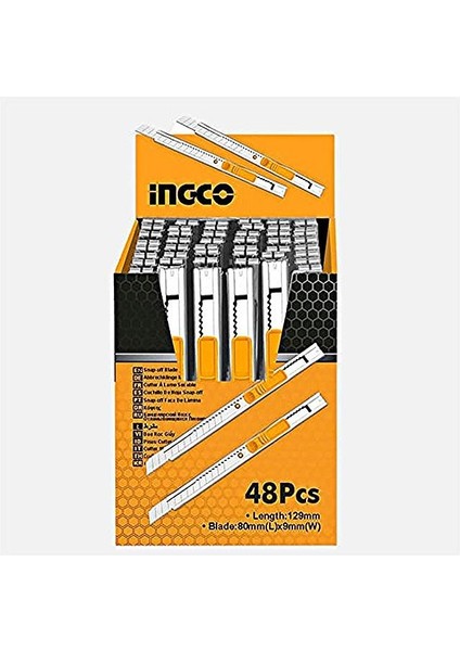 Ince Maket Bıçağı 9 mm HKNS1806 48 Adet