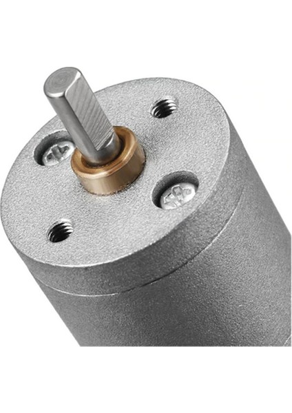 24V 1000RPM JGA25-370 Redüktörlü Dc Motor Metal Dişli Yüksek Tork Kuvvet 25MM