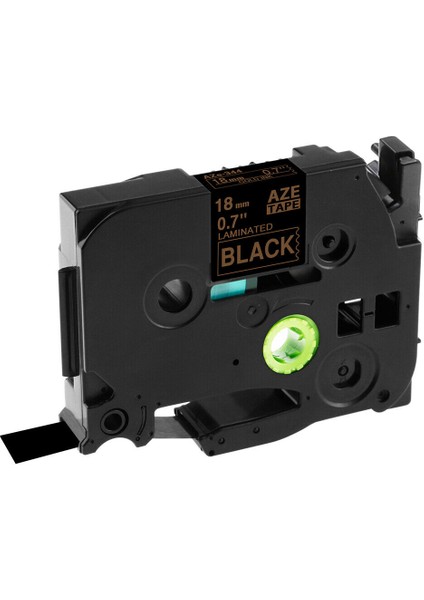Siyah TZE-344 Üzerine Altın 18MM Etiket Şeridi Uyumlu Brother P-Touch Etiket Makinesi Tze TZ-241 Şeritleri (Yurt Dışından)
