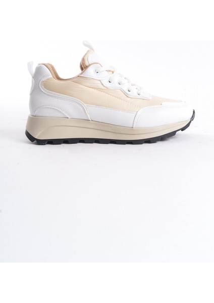 Sersp Beyaz Krem Sneaker Hafif Günlük Spor Ayakkabı fırsatları