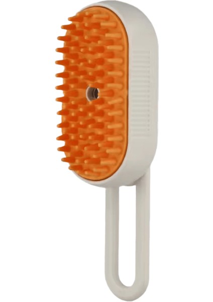 3'ü 1 Arada Pet Elektrikli Buharlı Fırça Kedi ve Köpek Temizleme Spreyi Masaj Bakım Tarağı Geri Çekilebilir Saplı Pet Tüy Alma Fırçası (Yurt Dışından)