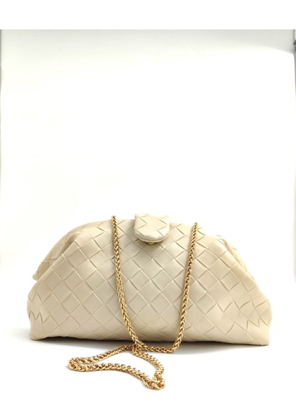 Krem Rengi Kadın El ve Omuz Çantası fiyatları